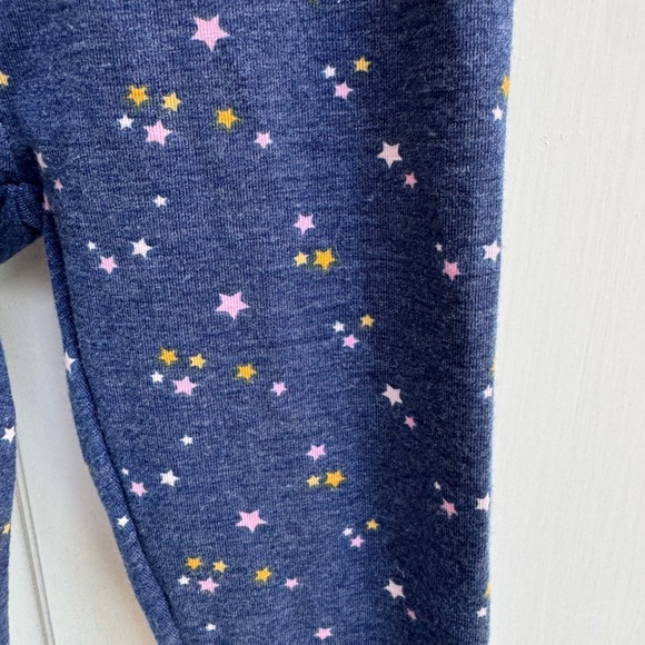 BCBG Girls 3T Girls Star Leggings - Blue and Pink Pants - Picture 2 of 5